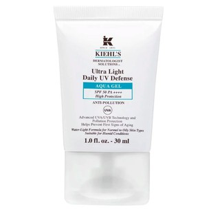 ครีมกันแดด Kiehls Ultra Light Daily UV Defense Aqua Gel Sunscreen SPF 50 PA++++ 30 ml.