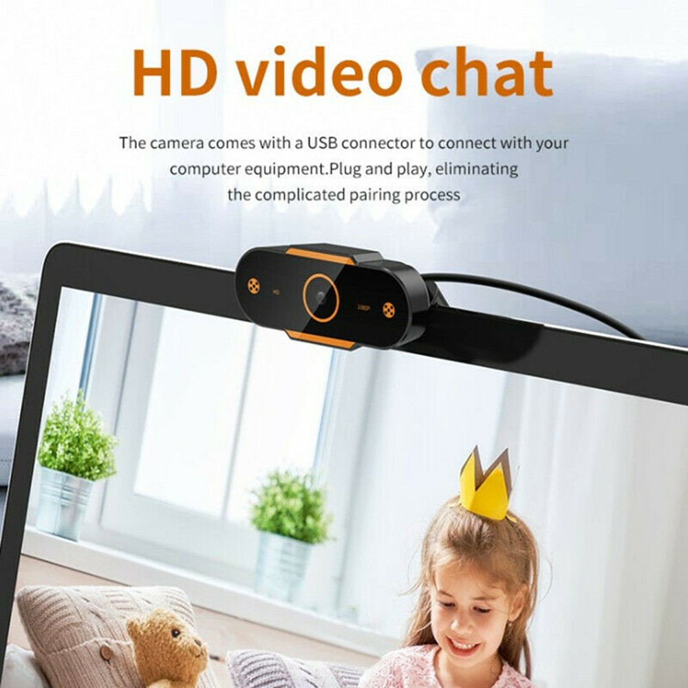 HD Gaming Webcam 1080P with Microphone USB 2.0 60 fps PC Streaming Web Camera For Office Meeting Home 3zkk #8