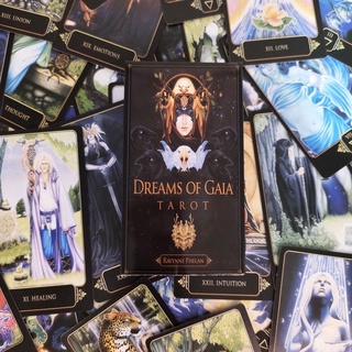 การ์ดเกม ออราเคิล การ์ด ดูดวง ทำนาย tarot card ออราเคิ่ล Dreams of Gaia Tarot สินค้าพร้อมส่งทุกวันจากไทย ถูกที่สุด S843