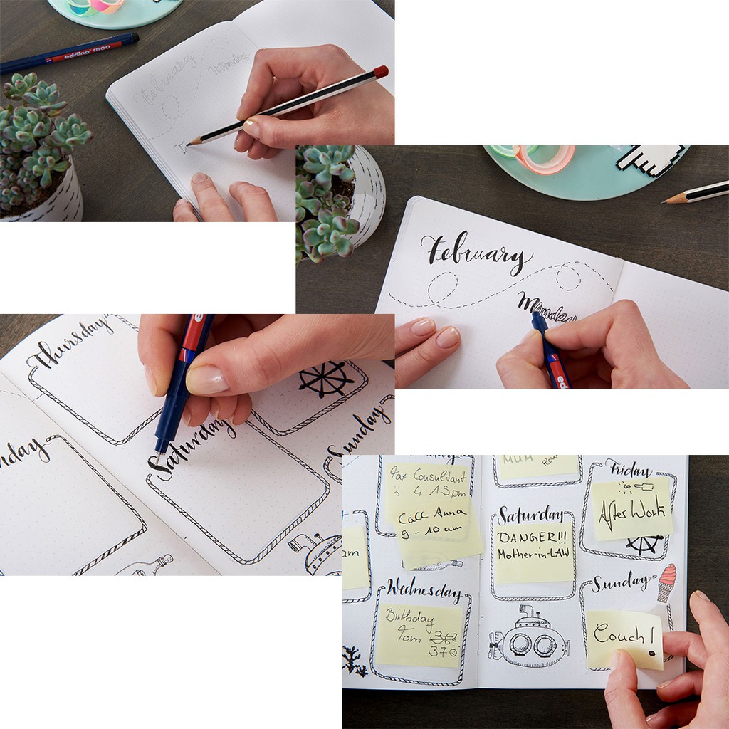 ปากกาเขียนแบบ ปากกาตัดเส้น ปากกาสเก็ตซ์ภาพ ปากกาพิกม่า edding 1880 (Made in Japan.) - รูปที่ 4