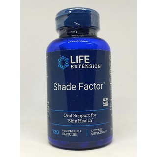 Life Extension Shade Factor™120 แคปซูล : ปกป้องผิวของคุณจากแสงแดด ด้วยการบำรุงจากภายใน