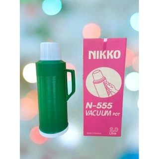 กระติกเก็บน้ำร้อน Nikko ขนาด 0.4 ลิตร , 0.8 ลิตร , 1 ลิตร , 2 ลิตร (แบบพลาสติก) ค่ะ