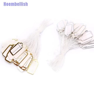 Hoe> ป้ายแท็กราคา ทรงสี่เหลี่ยม สําหรับติดป้ายราคา 200 ชิ้น