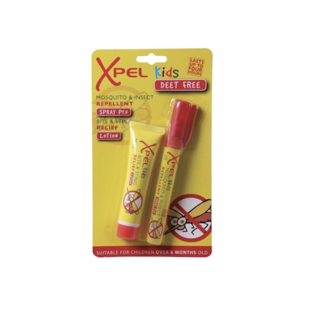ยาทากันยุงและโลชั่นทาหลังจากโดนยุงกัดสำหรับเด็ก Xpel Kids Stick #1