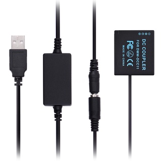 Andoer Dmw-Dcc11 Usb ชุดแบตเตอรี่เดี่ยว Dc เข้ากันได้กับแบตเตอรี่พานาโซนิคสําหรับ Dmw-Blg10/Ble9 Battery พร้อมกล้อง Dc S6K F3K Gf3 Gf5 Gf6 Gx7 Gx9 Gx80 Gx85 Lx100