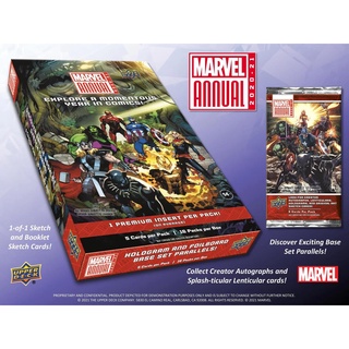 พร้อมส่ง⌇Upper Deck Marvel Annual 2020-21 ☄️