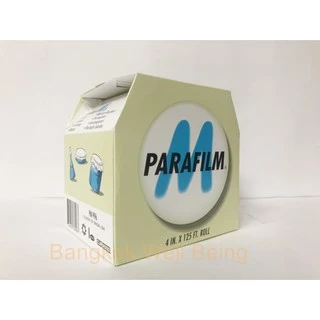 Parafilm M พาราฟิล์มเอ็ม ขนาด 4x125 เทปพาราฟิล์ม ยกม้วน เทปสำหรับห้องปฏิบัติการ เทปแต่งกิ่ง ออกใบกำกับภาษีได้