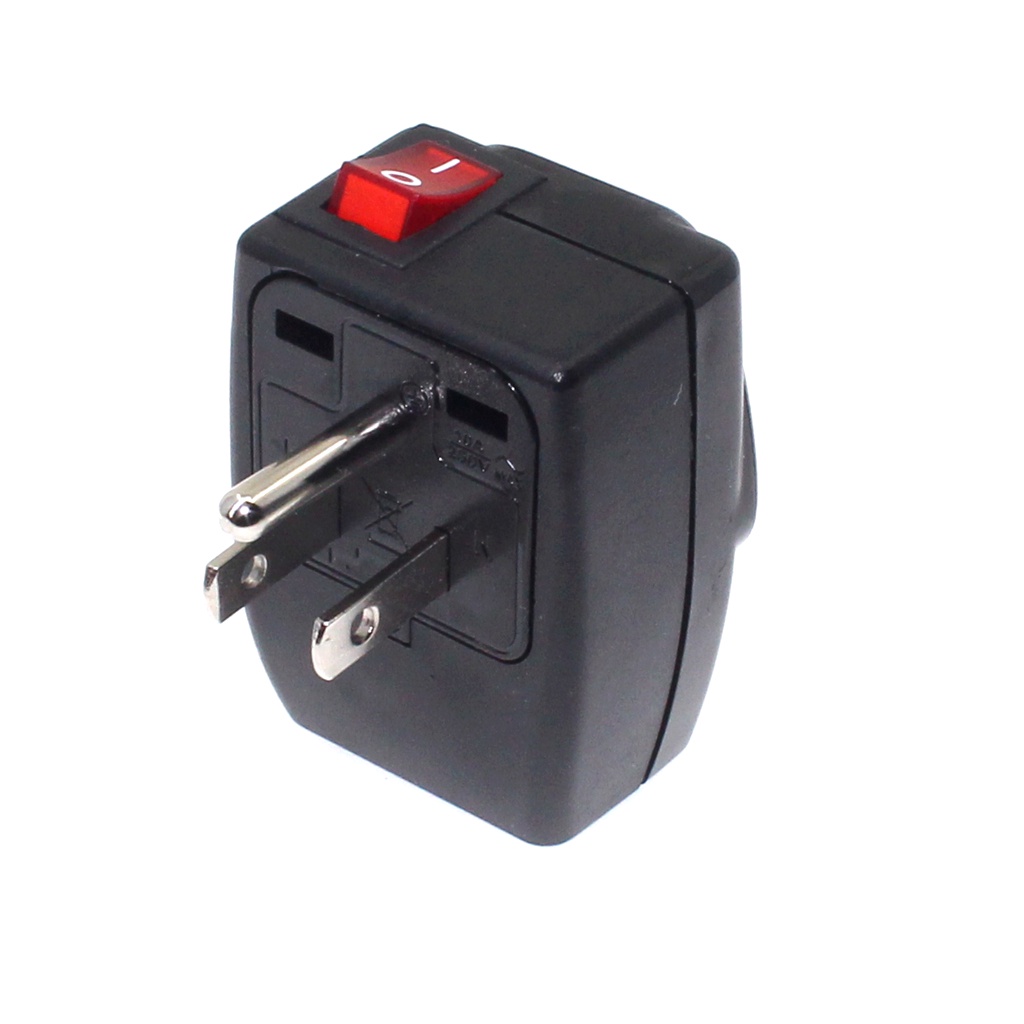 Wonpro 1to3 อะแดปเตอร์ซ็อกเก็ตแยกขยาย พร้อมสวิตช์ และไฟแสดงสถานะ สําหรับเดินทาง จากประเทศไทย ฟิลิปปิ