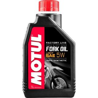 น้ำมันโช๊ค MOTUL FORK OIL FACTORY LINE 5W 1ลิตร สังเคราะห์100%