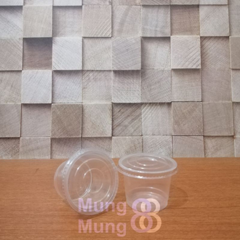Agar Cup / Pudding Glass / Jelly Cup 100ml บรรจุ 100 ชิ้น