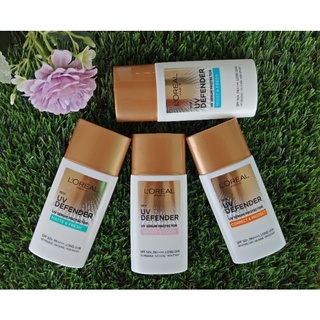 ลอรีอัล ปารีส ยูวี ดีเฟนเดอร์ เซรั่มกันแดดSPF50+PA++++ ขนาด50ml.และ15มล.♥