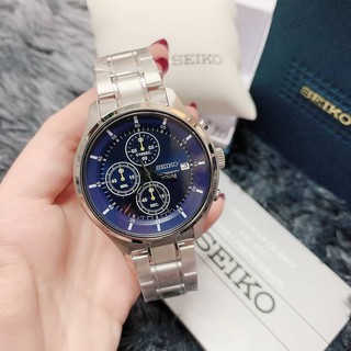 (สด-ผ่อน)🎗แท้100% SEIKO Mens CHRONOGRAPH,STAINLESS STEEL