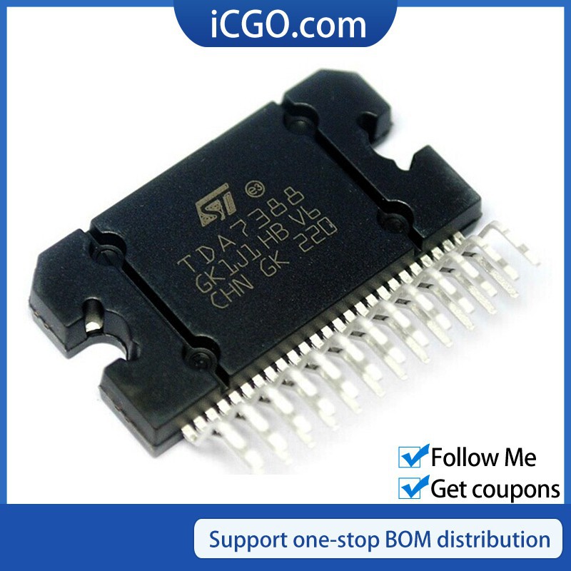 TDA7388 ZIP25 TDA7388A 7388 ZIP25 4 42W quad bridge รถวิทยุเครื่องขยายเสียง