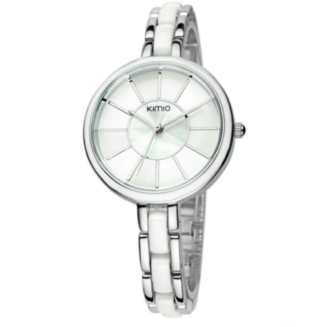 Kimio นาฬิกาข้อมือผู้หญิง สาย Alloy รุ่น K495 - สีขาว