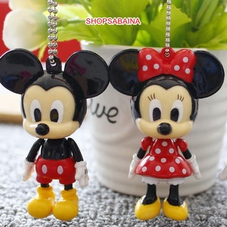 Mickey &amp; Minnie Keychain พวงกุญแจมิกกี้