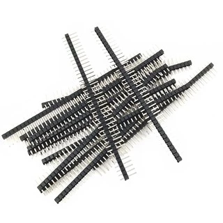(2ชิ้น/ 5ชิ้น) ก้างปลา ตัวผู้ ตัวเมีย จั้มเปอร์ Pin Header Male Female 40 pins pitch 2.54mm single Row IDC connector 40p