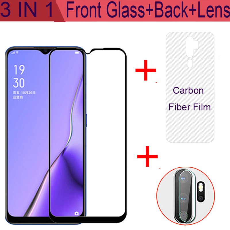 Oppo F11 Pro F9 F7 A12E A72 A3S A5s A9 A5 2020 กระจกนิรภัยRealme C11 C12 C3 5 Pro Reno 2F A92 A52 คา