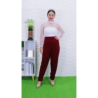 (โปรเดือน 8.8 .) A2 กางเกงขายาว สาวอวบเหมาะกับใส่ไปทำงาน