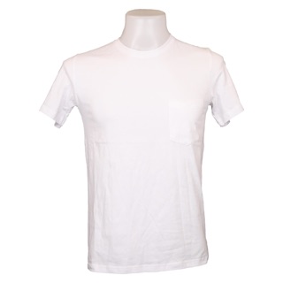 Classic Premium (Round Neck Pocket) White