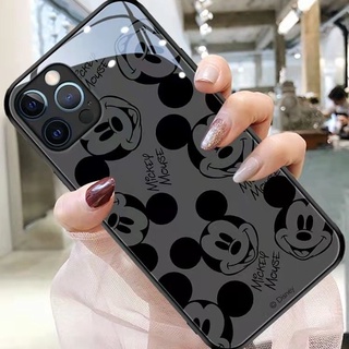 Disney เคสโทรศัพท์มือถือแบบแก้วนิ่ม ลายการ์ตูนดิสนีย์ มิกกี้ ดิสนีย์ สําหรับ Iphone 13 12 11 7 8plus xsmax XR 6