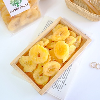 Dried Apple Baby ring low sugar แอปเปิ้ลอบแห้ง เกรด A สูตรน้ำตาลน้อย อร่อยมาก!! ผลไม้อบแห้ง เกรดส่งออก By Garden Fruits