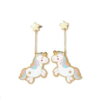 ต่างหูใหญ่ ยูนิคอร์น (Big Unicorn Earring)