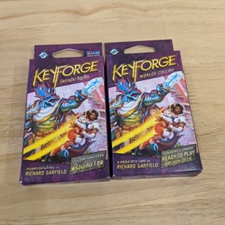 Keyforge : Worlds Collide คีย์ฟอร์จ โลกาประจัญศึก Archon Deck การ์ดเกมส์ ไม่มีซ้ำกันสักกล่อง Card Game