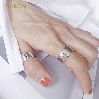 Daron แหวนนิ้วโป้งเครื่องประดับแฟชั่นเกาหลี Unisex หลากสี