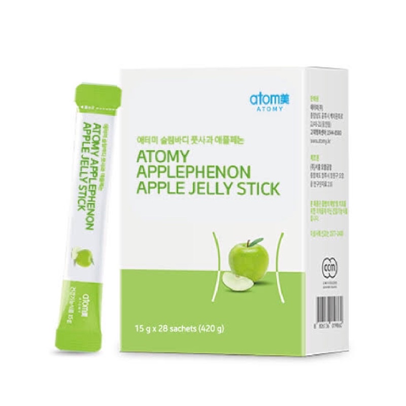ATOMY SLIM BODY APPLEPHENOL JELLY STICK อะโทมี่  แอปเปิ้ลฟีนอน เจลลี่สติ๊ก