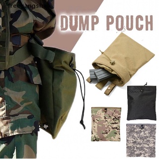 [FREG] Tactical Magazine Dump Pouch Molle Mag Drop Pouch Recycling Bag Storage Tool Bag FDH