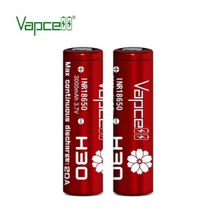 Vapcell H30 แท้ ถ่านชาร์จ INR 18650 3000mah 3.7Vถ่านvapcell H30