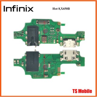 สายแพรชุดก้นชาร์จ infinix Hot 8,X650B