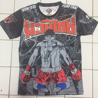 เสื้อมวยไทย ไซค์ M ผ้าเนื้อลื่น