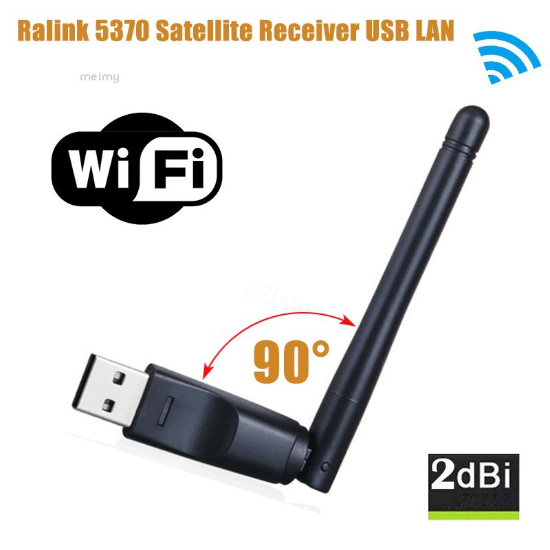 ✨meimy✨Ralink 5370 150Mbps USB Lan WiFi Dongle For Freesat V7 Combo V8 Mag250