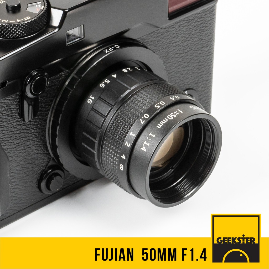 📷 Fujian 50 mm f1.4 ✨ เลนส์ละลาย CCTV โบเก้หมุนวนๆ ( 50mm ) Fuji / Sony / Canon / Nikon / Olympus