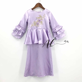 Angel Baby Jubah (สีม่วง) Baju raya 2021