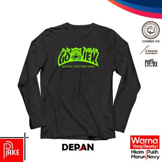 เสื้อยืดแขนยาว ผ้าฝ้าย ลาย Ojol Salam One Aspal Combed 30s Cool Distro -lakulurus สําหรับผู้ชาย