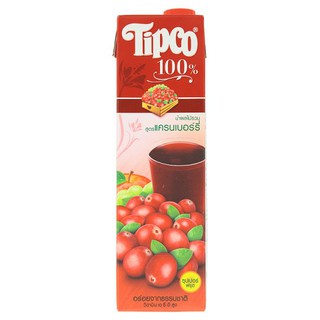 🚚💨พร้อมส่ง!! ทิปโก้ น้ำผลไม้รวม สูตรแครนเบอร์รี่ 1 ลิตร Tipco Mixed Fruit Cranberry Formula 1 Liter