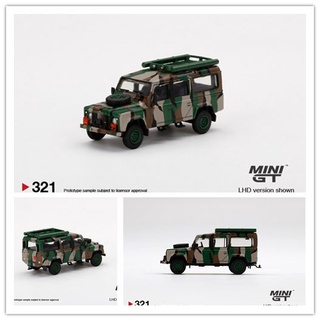 [พร้อมส่ง] Minigt No. โมเดลรถยนต์อัลลอย 321 1/64 Land Rover Guard 110 Malaysia