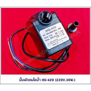 ปั๊มพัดลมไอน้ำ HG-420 (220V.30W)