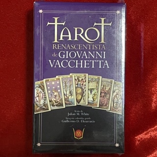 Tarot_raredecks-Tarot Renascentista de Giovanni Vacchetta Deck-2015-Tarot card/ไพ่ทาโรต์/ไพ่ยิปซี/ไพ่หายาก/แท้//ไพ่แรร์