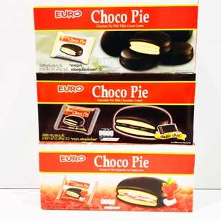 Choco Pie ช็อกโกพาย พายสอดไส้มาร์ชแมลโลว์ แพ็ค12ชิ้น