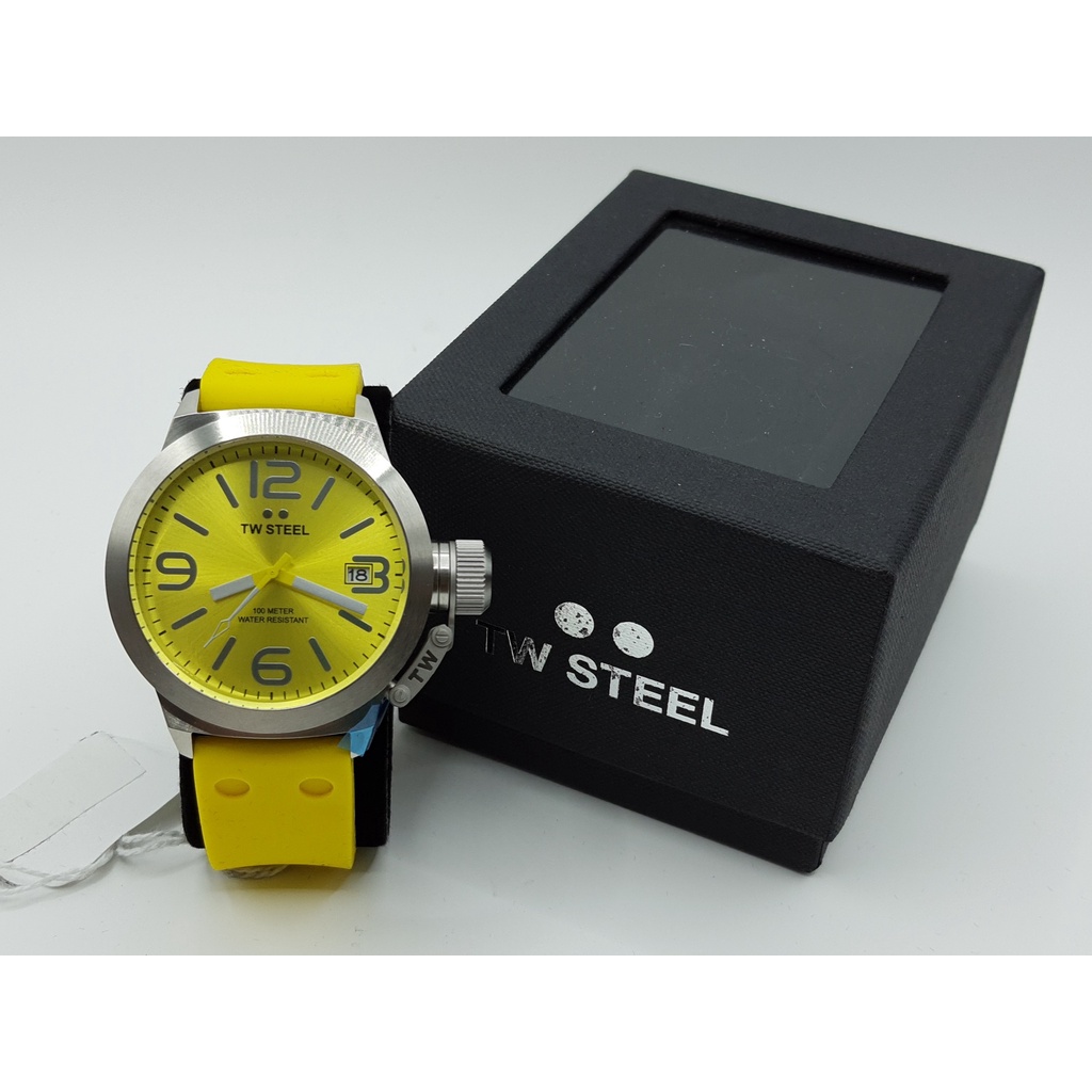 นาฬิกา TW STEEL MEN'S TW520 CARTEEN 45 MM QUARTZ พร้อมกล่อง (ใหม่)