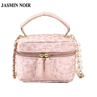 Jasmin NOIR กระเป๋าถือ กระเป๋าสะพายไหล่ ผ้าแคนวาส แต่งสายโซ่คล้อง สําหรับสตรี