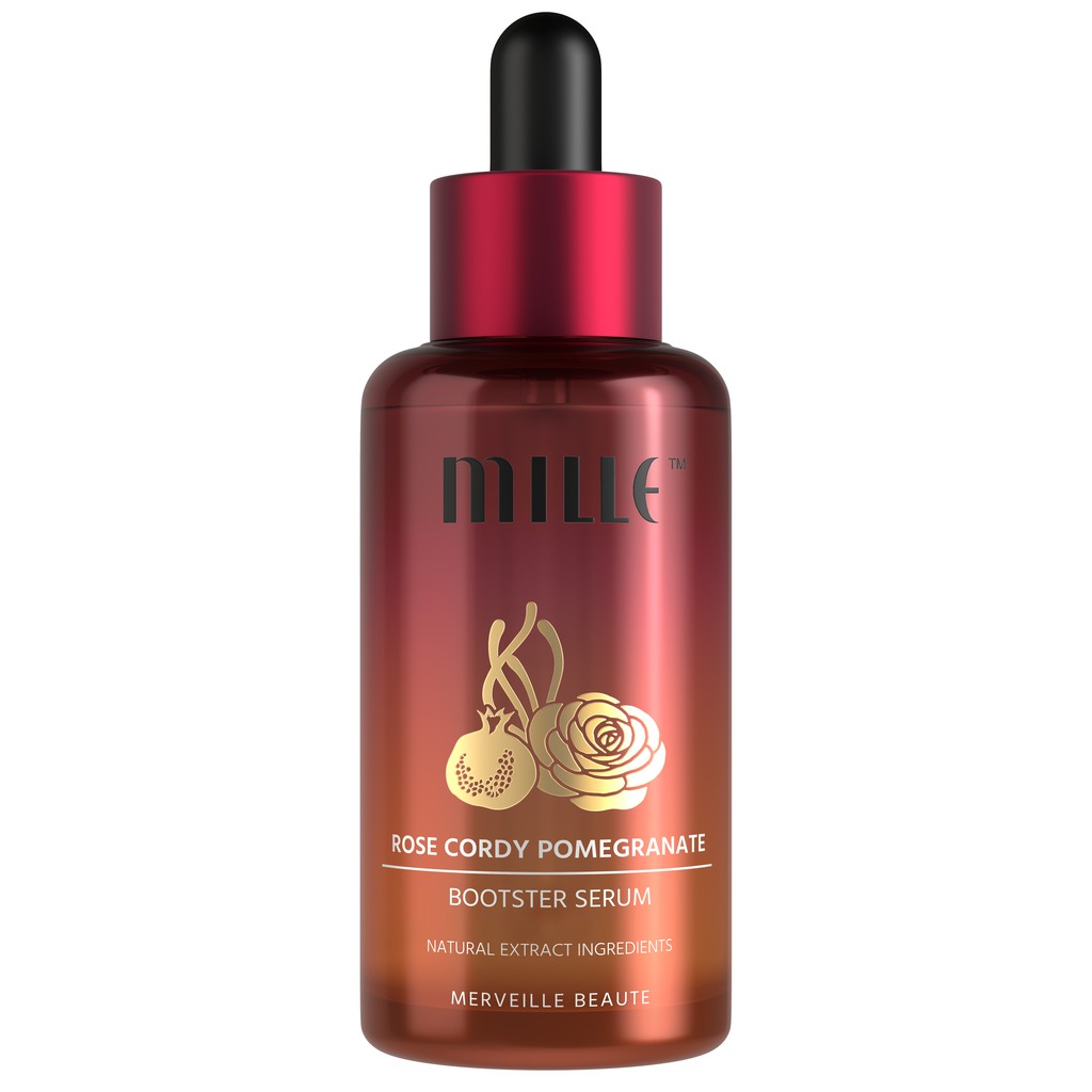 Mille เซรั่มถั่งเช่า Rose Cordy Pomegranate Booster Serum 50 Ml. | Shopee  Thailand