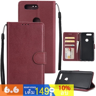 เคสโทรศัพท์มือถือ แบบฝาพับ พร้อมช่องใส่บัตร สําหรับ Huawei P Smart Y5 2018 Y5 2018 7S Nova 3I P Smart Plus 9i 9N 9 Lite