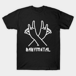 เสื้อยืดผ้าฝ้ายพิมพ์ลายขายดี Babymetal BABY METAL เสื้อยืดลําลอง สําหรับผู้ชาย ผู้หญิง แขนสั้น พิมพ์ลาย