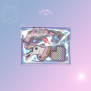 กระเป๋าสตางค์ unicorn sticker miniwallet