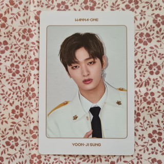 [แท้] โฟโต้การ์ด ยุนจีซอง Yoon Jisung คอนเสิร์ต  WANNA ONE ONE: The World Kihno Photocard