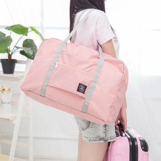 Nylon Large Capacity Folding Travel Bag / Waterproof Storage Pouch / Zipper Lock Clothes Panties Socks Organize Bag